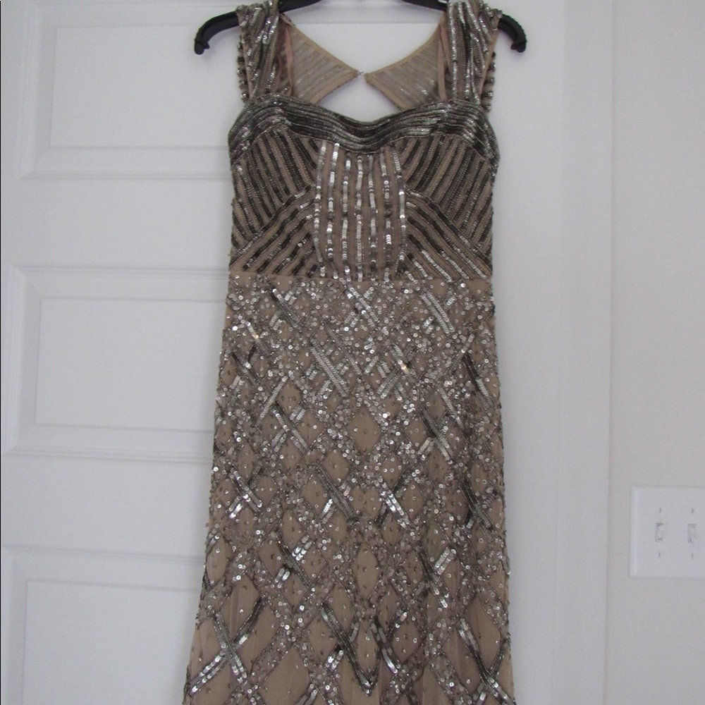 Adrianna Papell sequin cocktail dress